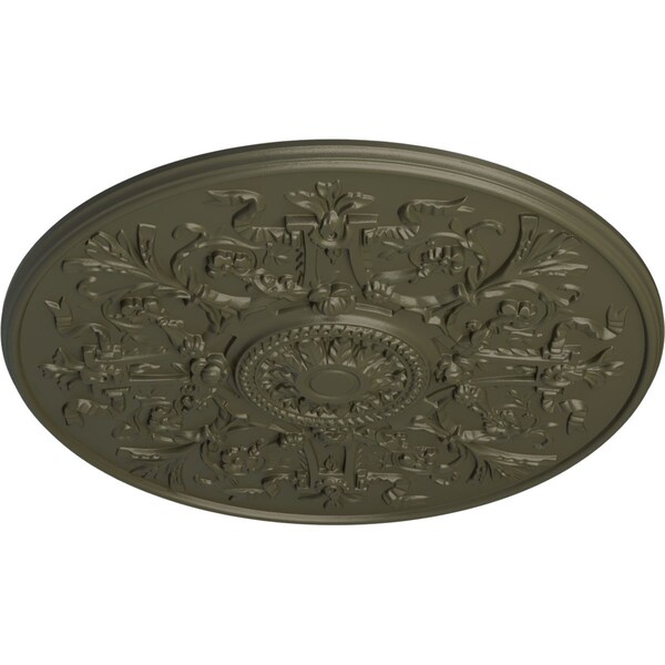 Versailles Ceiling Medallion (Fits Canopies Up To 3 1/4), Hand-Painted Witch Hazel, 33OD X 1 3/4P